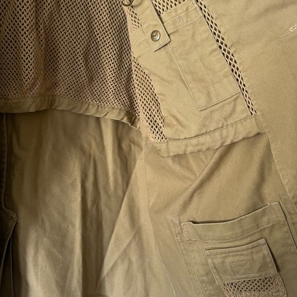 Orvis Men’s Zambezi Field Barn Jacket Cotton Canvas Leather Elbow Patches XL - Picture 4 of 5